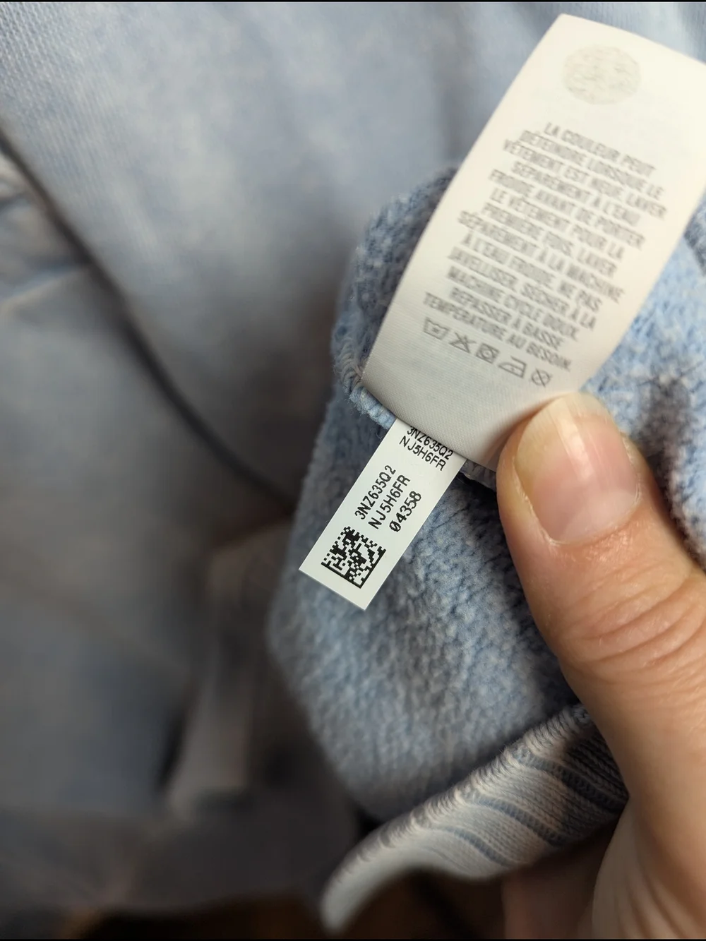 Aerie Women Size M Oversized Icy Blue Getaway Quarter Snap Sweatshirt - Picture 10 of 13